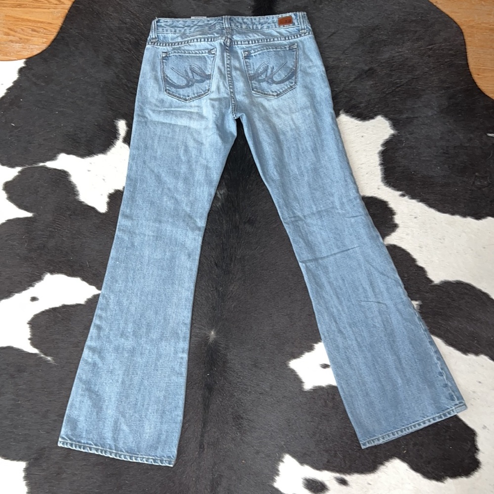 Vintage Y2K Low Rise Flare Jeans by x2 size 2 regular - Picture 3 of 14